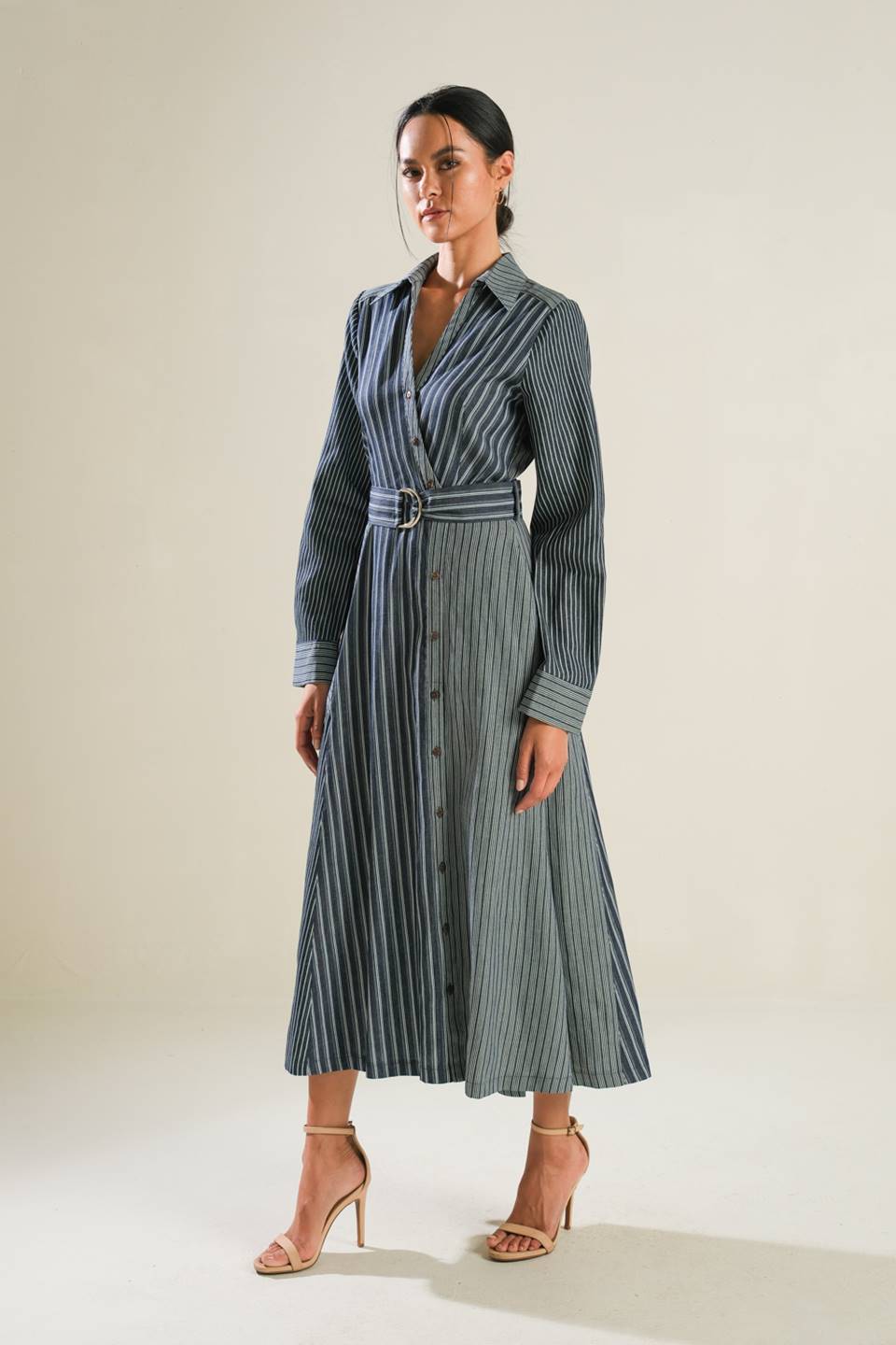 FOREVER DAYDREAMING WOVEN MIDI DRESS Flying Tomato